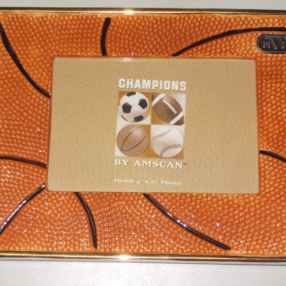 New Textured basket ball frame for 4x6 photo